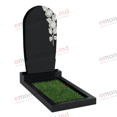 Monument din granit negru